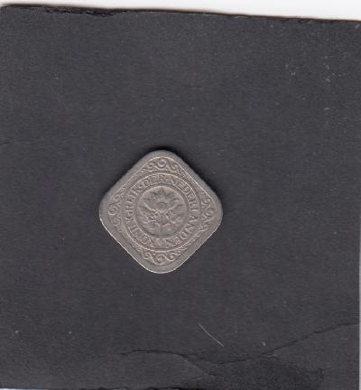 Beschrijving: 5 Cent WILHELMINA